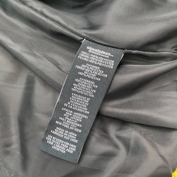 Members Only Spongebob Puffer Coat Jacket Size Brand NEW Mens Medium - Picture 7 of 13